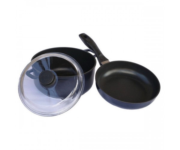 

Набор антипригарной посуды 3 предмета Индиго Биол I24PС