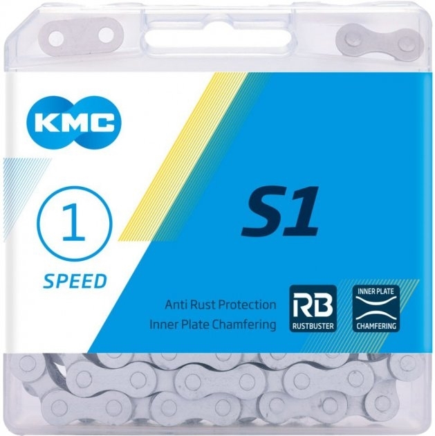

Цепь 1 ск. 112зв. RB KMC S1 RB с замком NEW BOX CHA-300