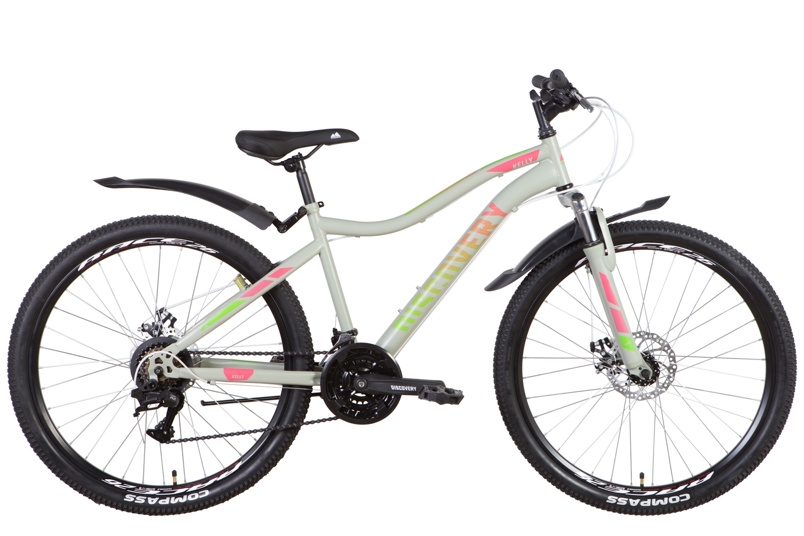 

Велосипед ST 26" Discovery KELLY AM DD с крылом Pl 2022 (серо-розовый (м)) Discovery OPS-DIS-26-452