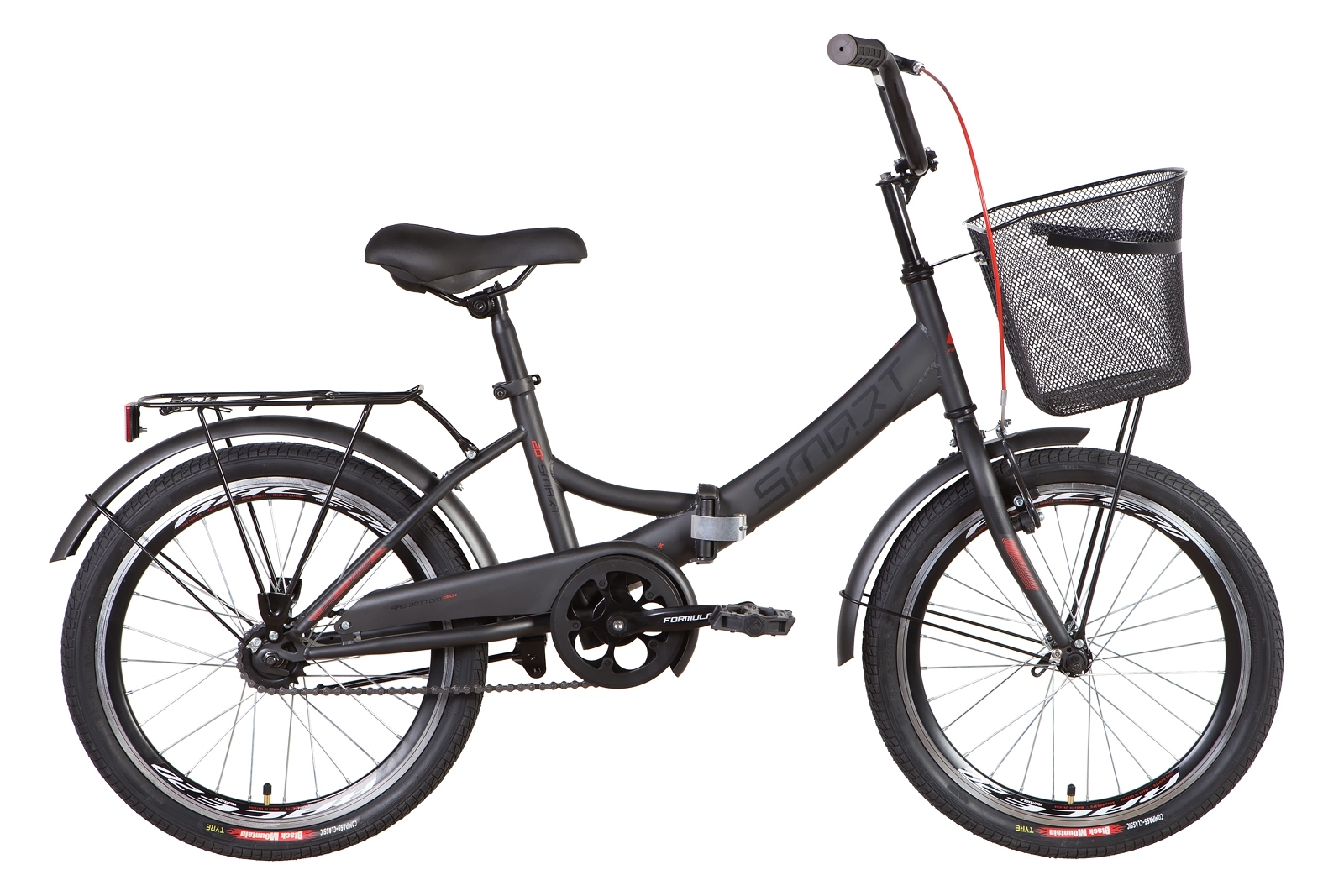 

Велосипед 20" Formula SMART 2022 (темно-серый с красным (м)) Formula OPS-FR-20-081