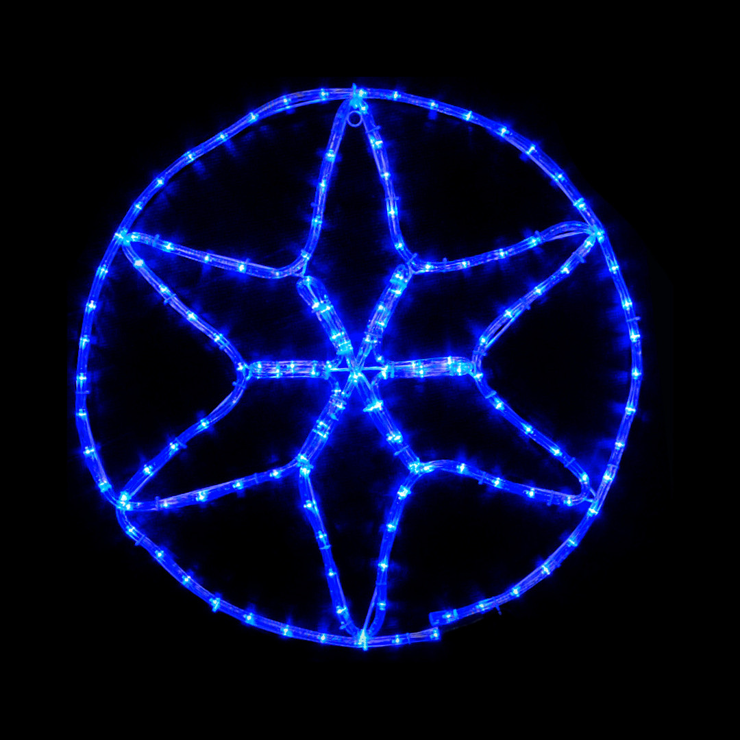 

Гирлянда внешняя DELUX MOTIF Star 0,6*0,6м 13 flash синий IP 44 EN