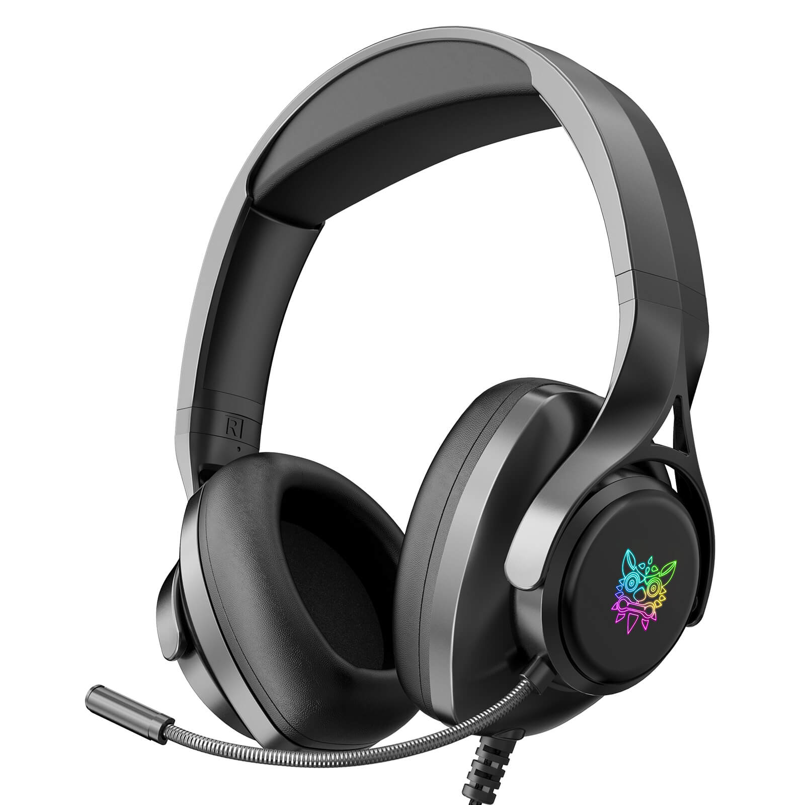 

Игровые наушники ONIKUMA Gaming with LED X16 Black