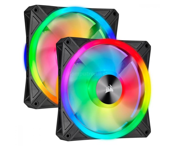 

Вентилятор Corsair QL140 RGB 140mm PWM Dual Fan Kit RGB (CO-9050100-WW)