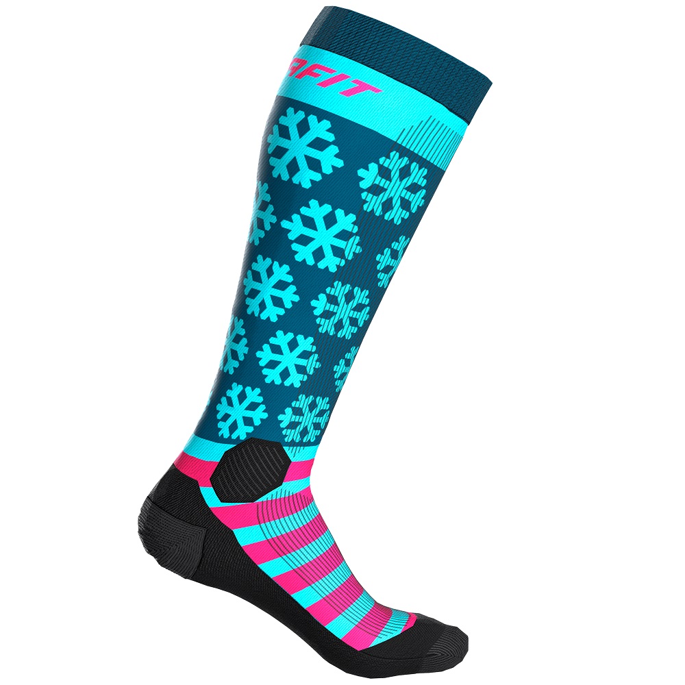 

Шкарпетки Dynafit FT Graphic Socks - сині/рожеві, Шкарпетки Dynafit FT Graphic Socks 43-46 сині/рожеві