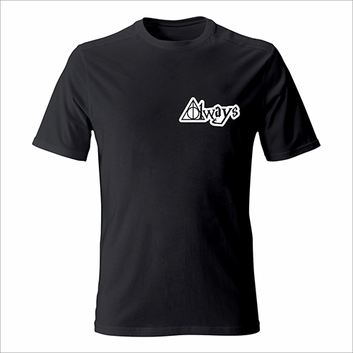 

Футболка з принтом Vivay Harry Potter “Always” Чорна  (9627, Футболка з принтом Vivay Harry Potter “Always” Чорна XL (9627)