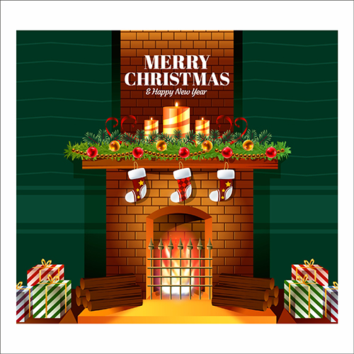 

Фотозона новогодняя Vivay “Merry Christmas and Happy New Year” 200x200 см (9614)