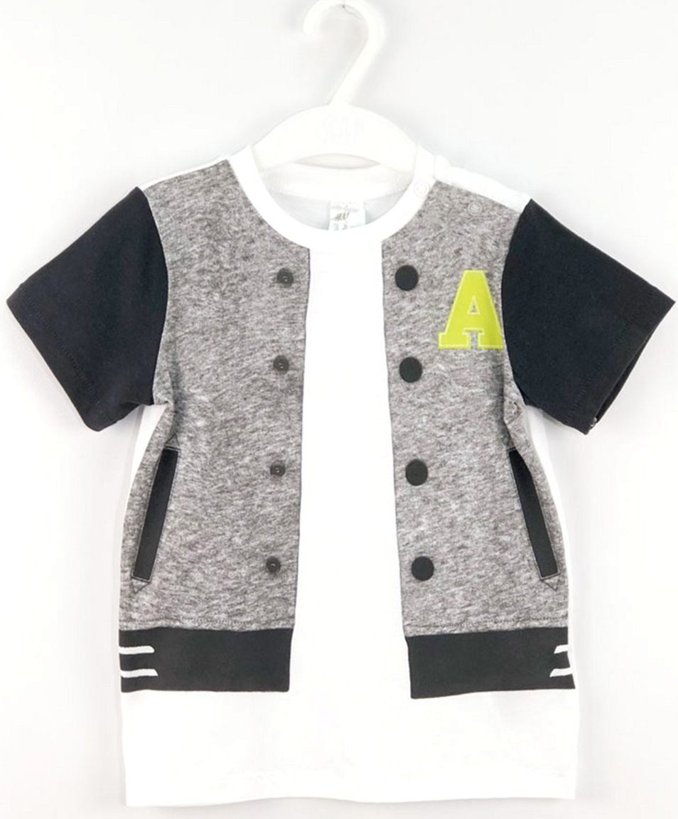 

Футболка H&M 5hm03200243 68 см Белая