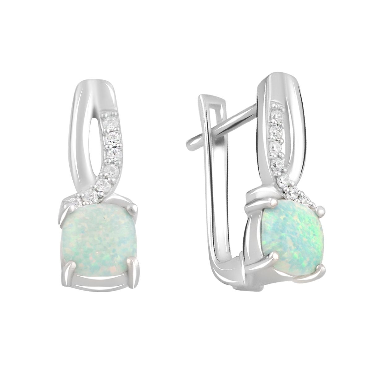 

Серебряные серьги jill с опалом 0.752ct