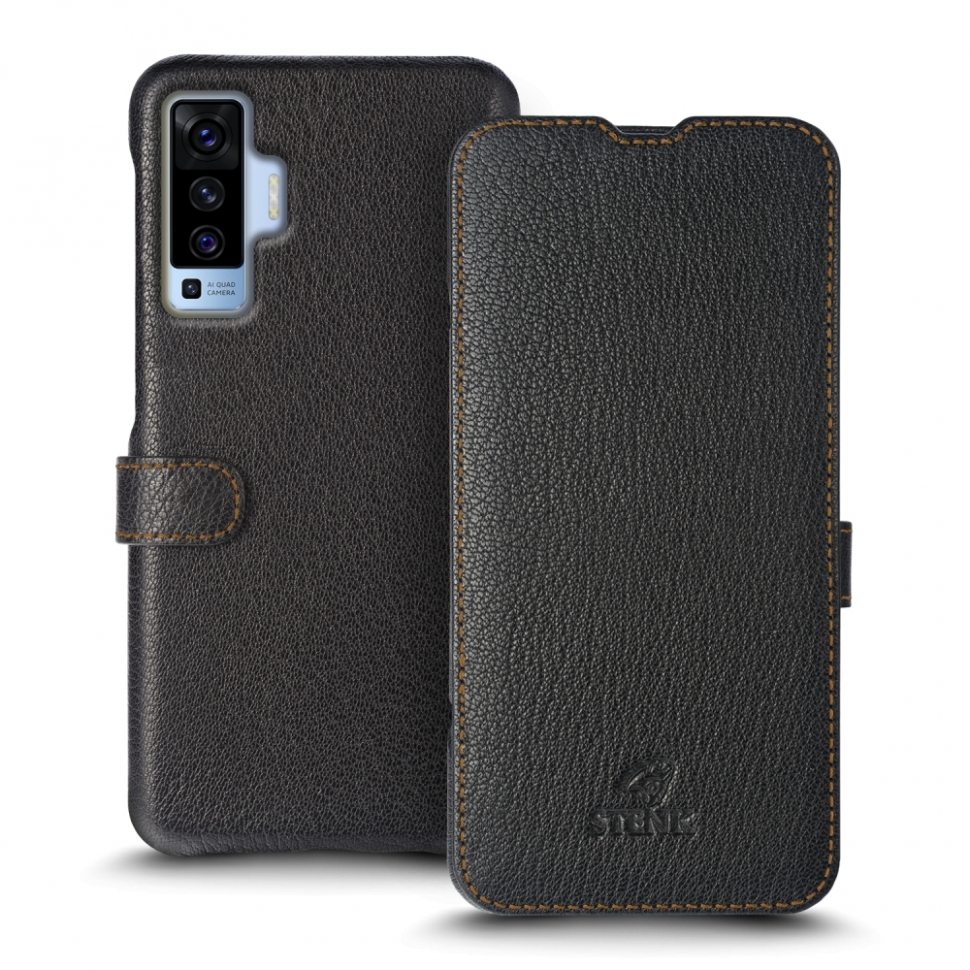 

Чехол книжка Stenk Premium для Vivo X50 Чёрный