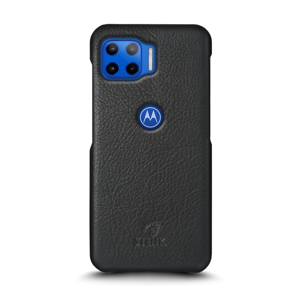

Кожаная накладка Stenk Cover для Motorola Moto G 5G Plus Чёрная