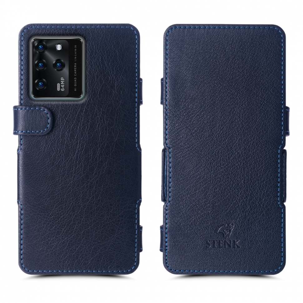 

Чехол книжка Stenk Prime для ZTE Blade V30 Синий