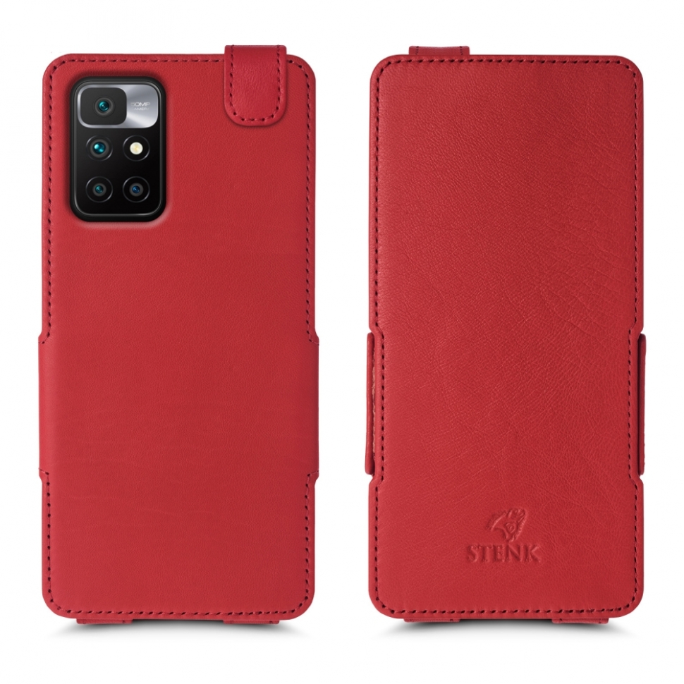 

Чехол флип Stenk Prime для Xiaomi Redmi 10 Красный
