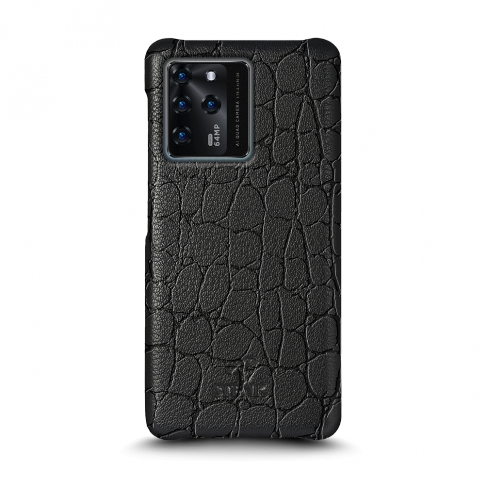 

Кожаная накладка Stenk Reptile Cover для ZTE Blade V30 Чёрная