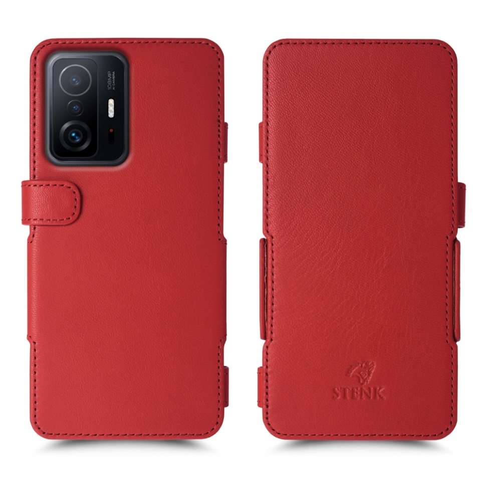 

Чехол книжка Stenk Prime для Xiaomi 11T Pro Красный