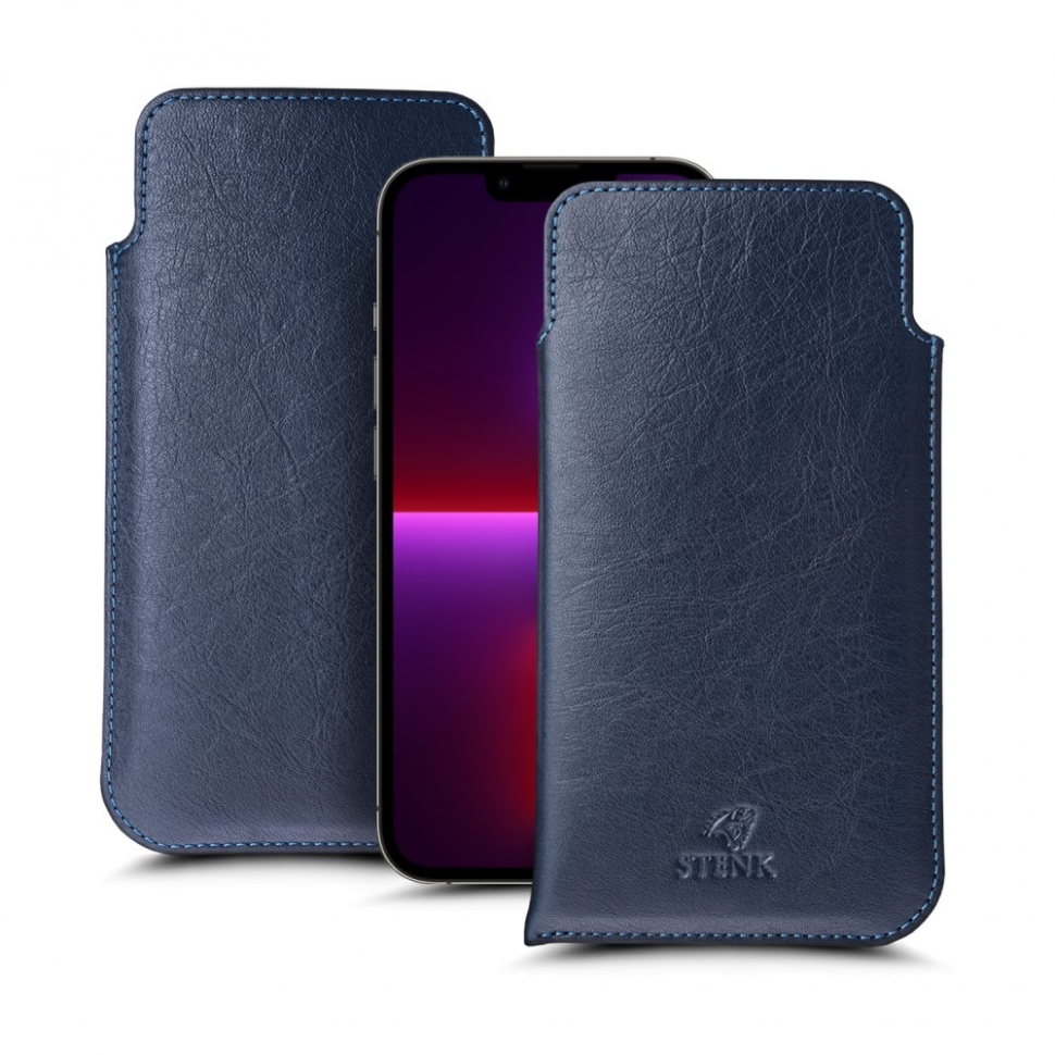 

Футляр Stenk Elegance для Apple iPhone 13 Pro Max Синий