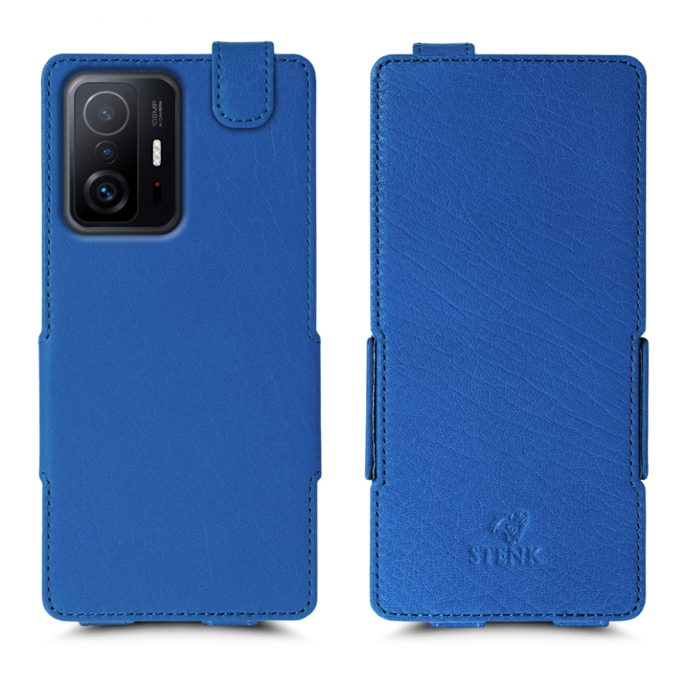 

Чехол флип Stenk Prime для Xiaomi 11T Pro Ярко-синий