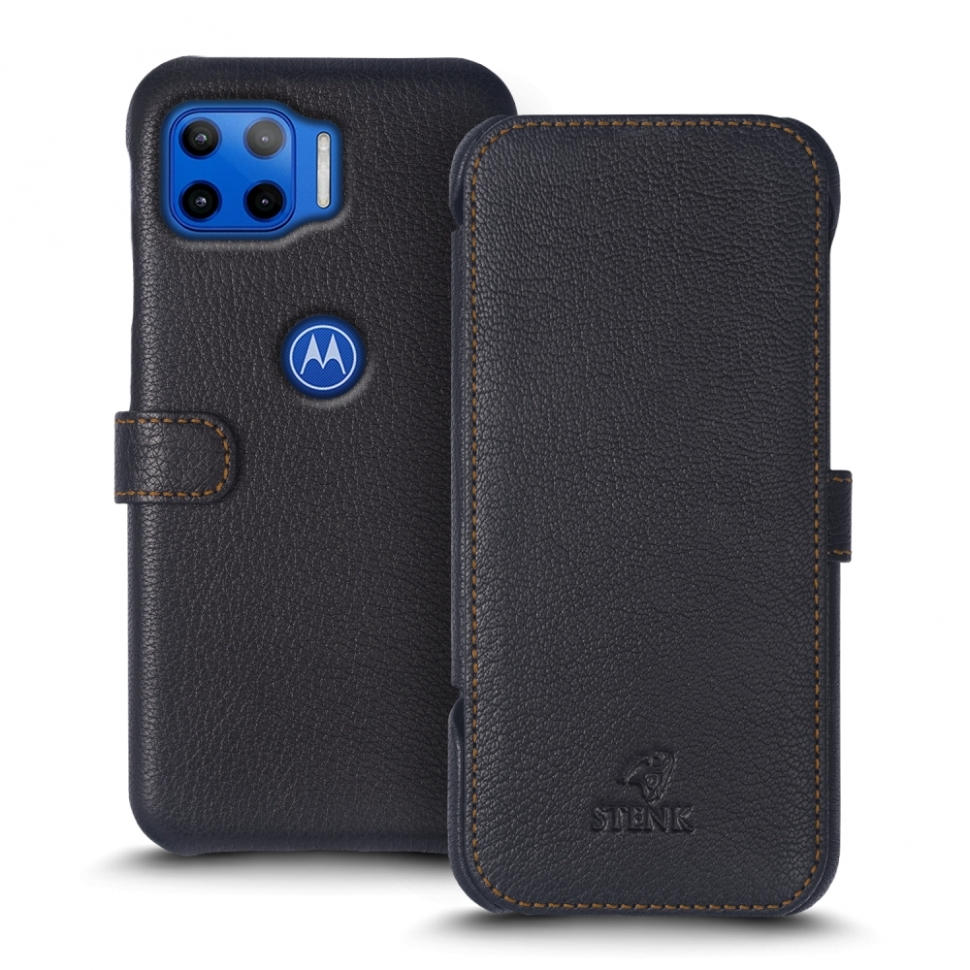 

Чехол книжка Stenk Premium для Motorola Moto G 5G Plus Чёрный