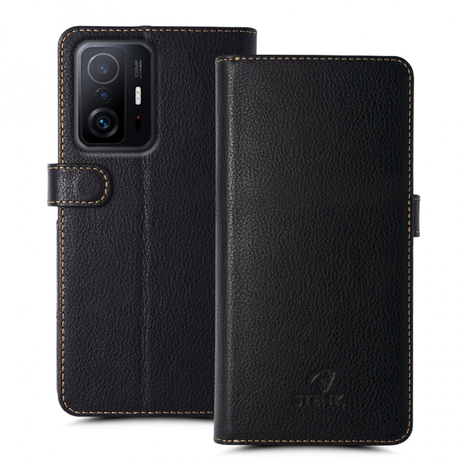 

Чехол книжка Stenk Wallet для Xiaomi 11T Pro Черный