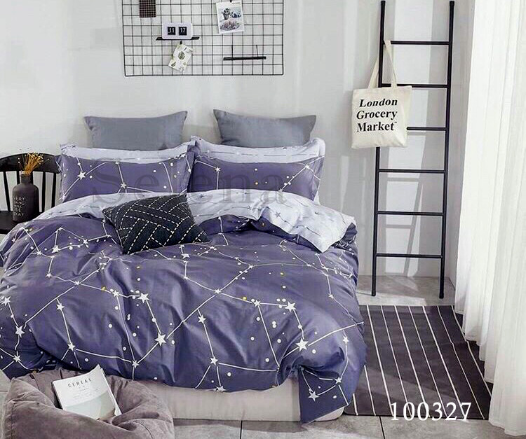 

Постельное белье из бязи люкс Selena Сириус 100327 Евро