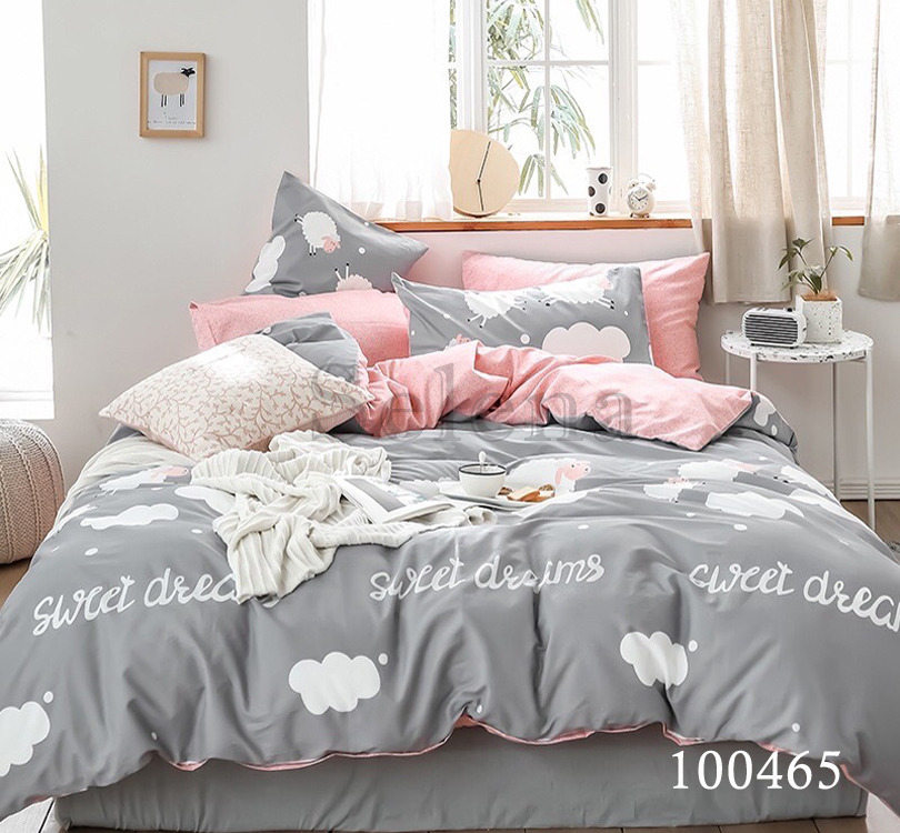 

Постельное белье бязь люкс Selena Овечки малышки 100465 Двуспальный