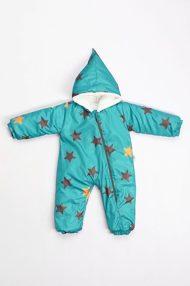 

Комбінезон утеплений "Зірки" на хлопчика Chiquitos 74 зелений (SKT000591653)