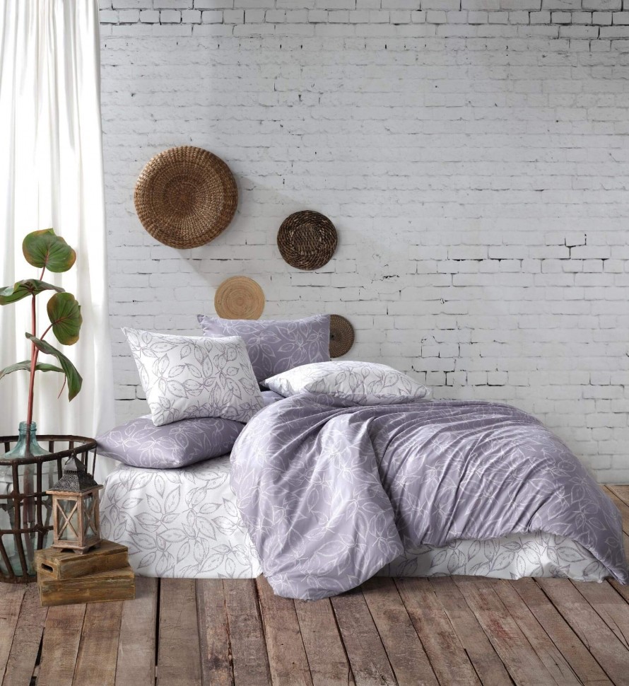 

Комплект постельного белья ранфорс Zugo Home Flores евро ts-02891