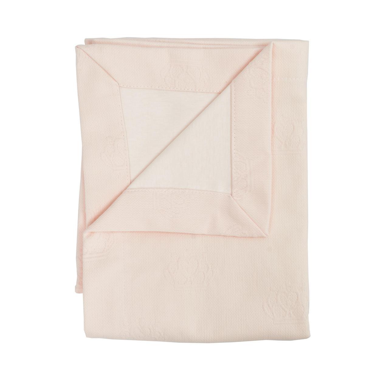 

Плед детский в коляску хлопок Twins Pastel nude Summer 100х100см, пудровый (1407-TPS-24)