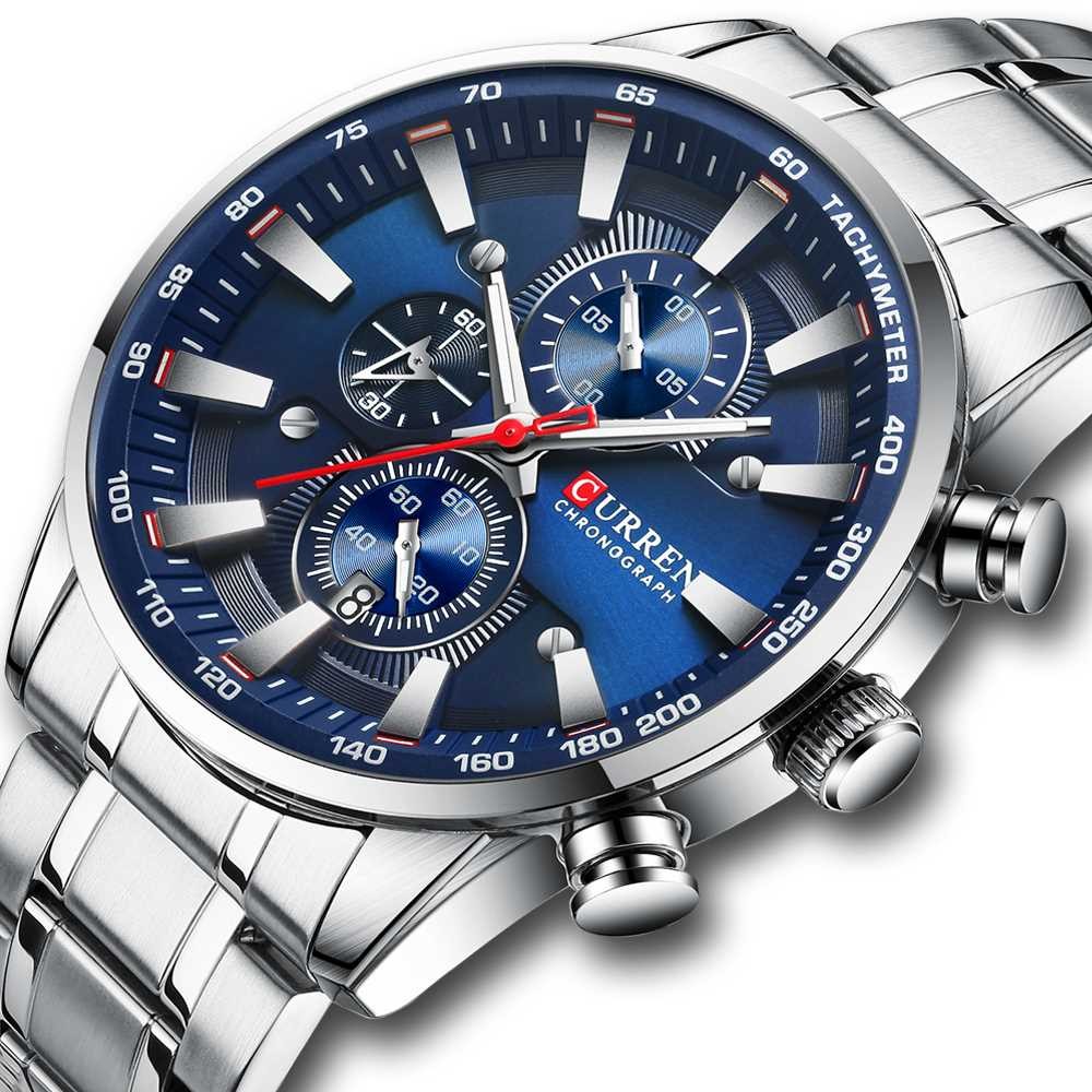 

Часы Curren 8351 Silver-Blue