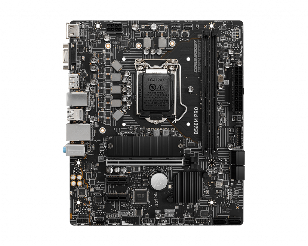 

Материнська плата MSI B560M PRO S1200 - (B560M PRO)