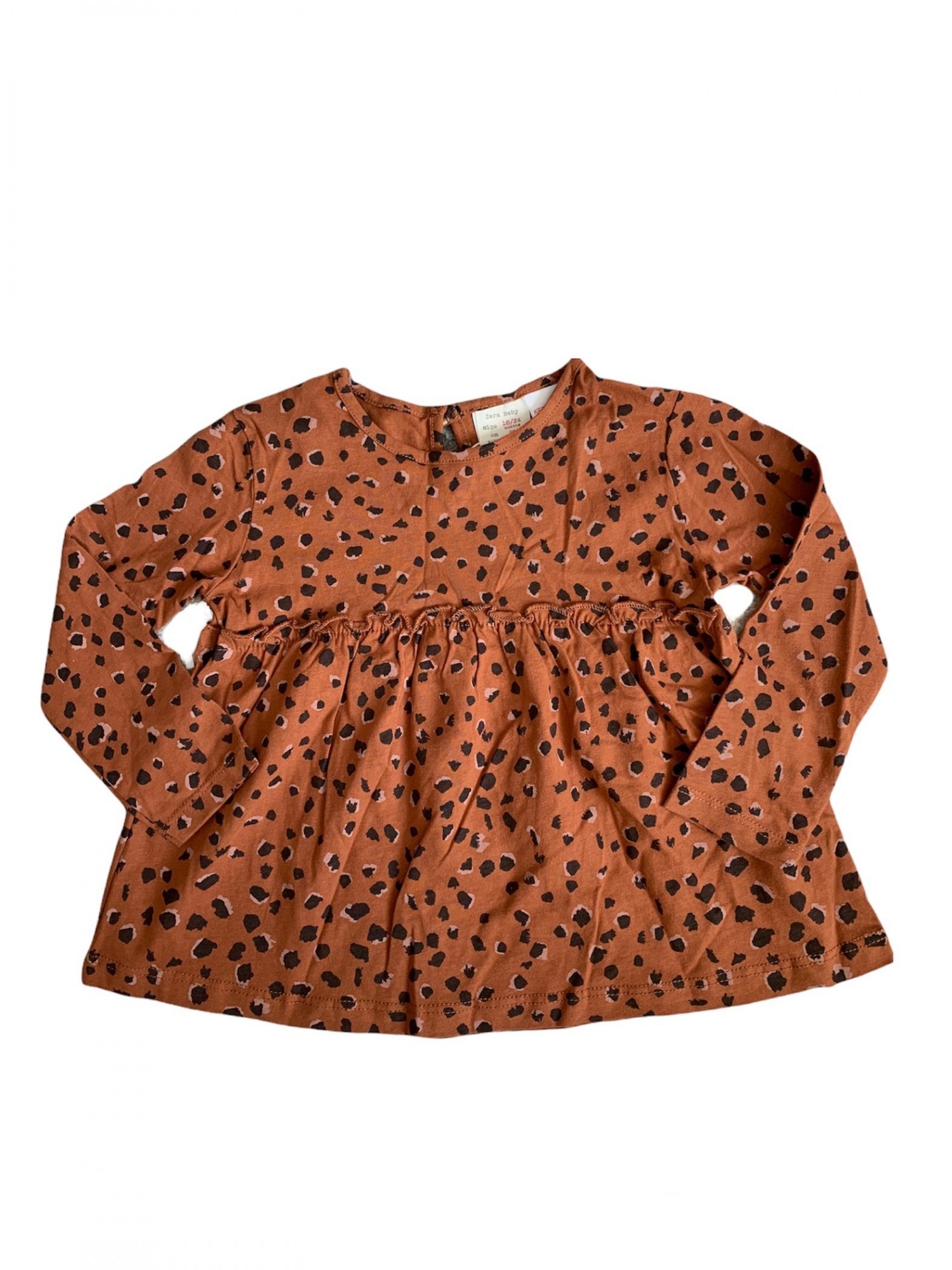 

Туника ZARA 18/24 мес 92 см Коричневая