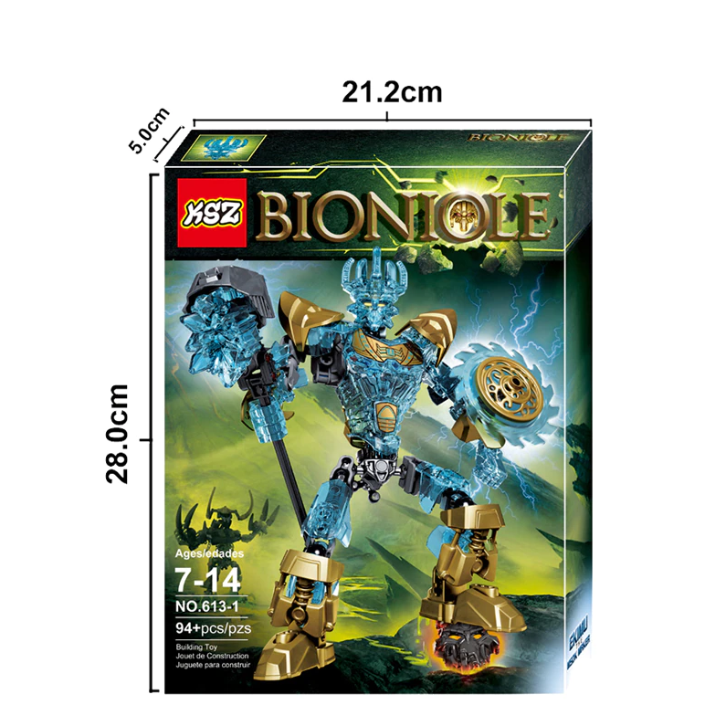 

Детский игровой конструктор с Роботами BIONICLE Ekimu The Msdk Maker