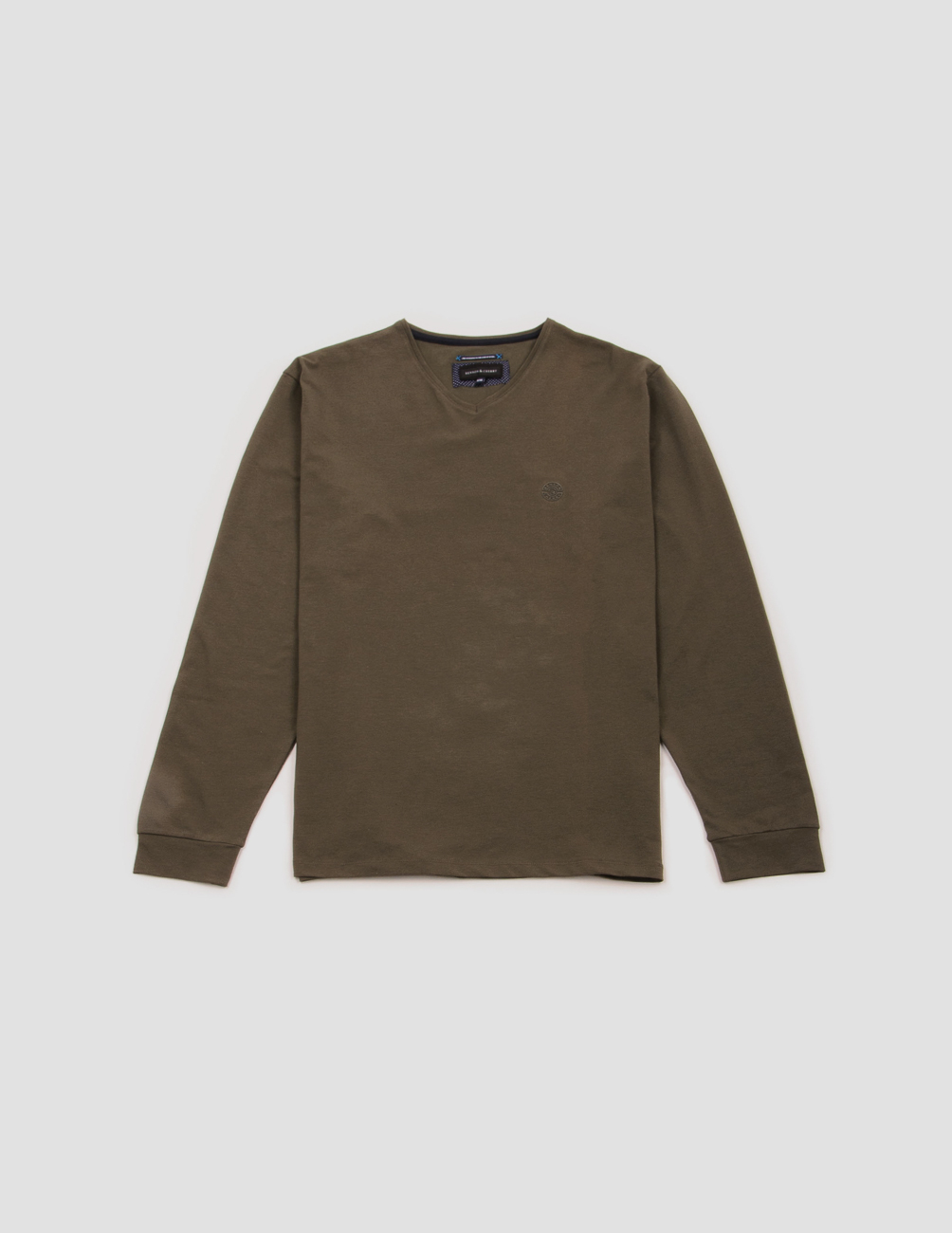 

Футболка д/р Benson & Cherry М0116626 цвет зеленый XXL
