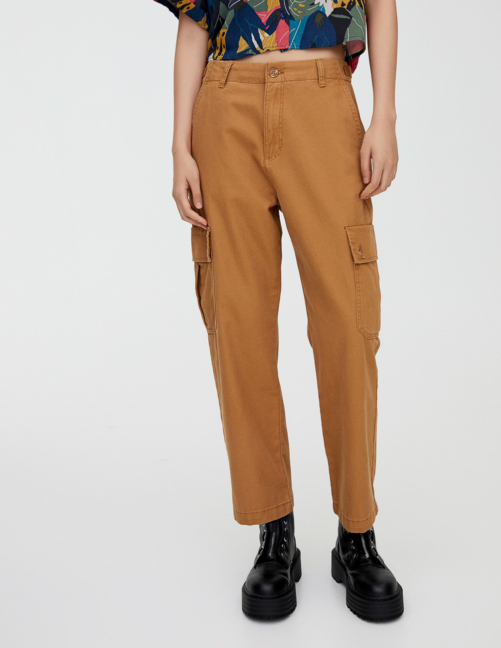 

Брюки PULL & BEAR Ж1077848 (9671/314/703) цвет коричневый, Брюки PULL & BEAR Ж1077848 (9671/314/703) цвет коричневый M