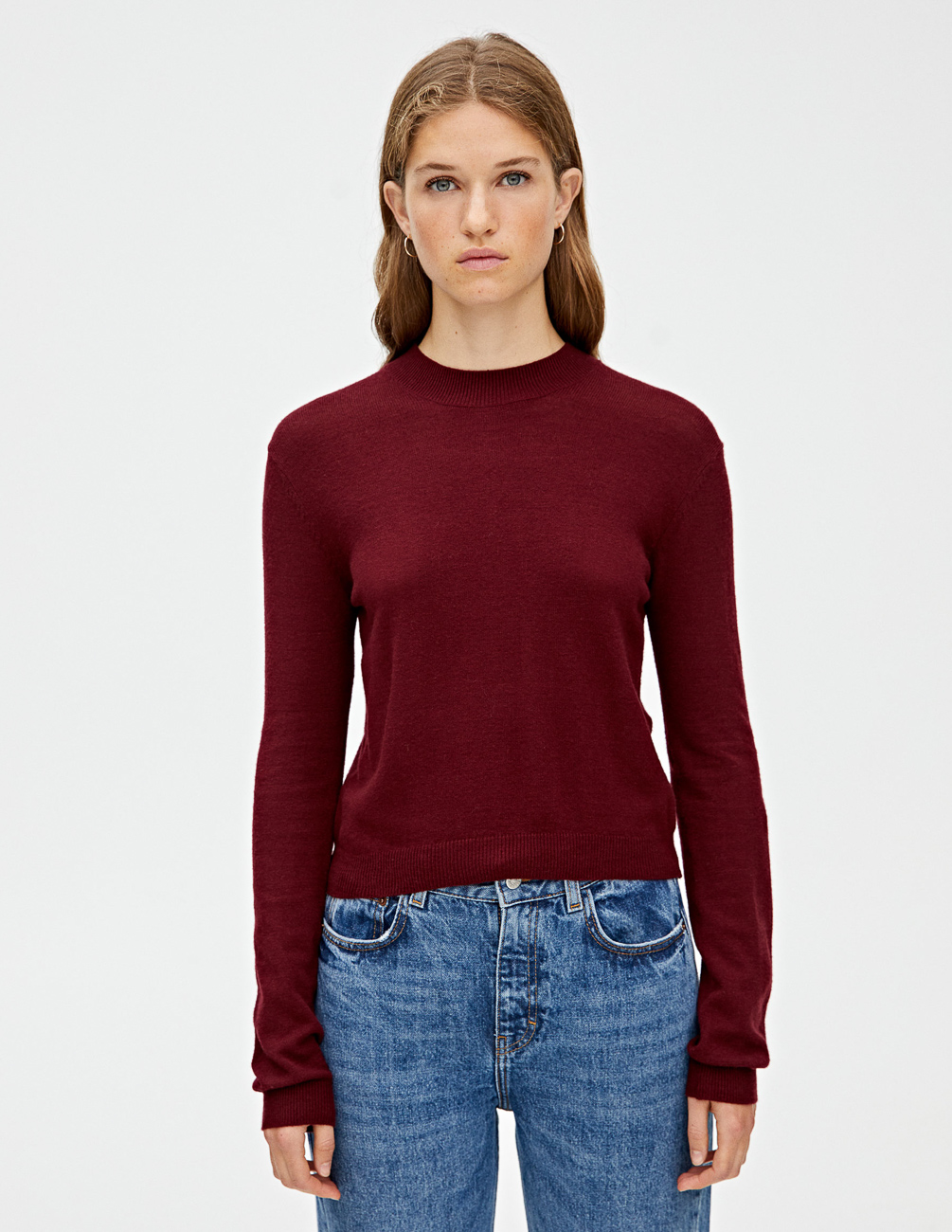 

Свитер PULL & BEAR Ж1078066 (9558/304/605) цвет бордовый, Свитер PULL & BEAR Ж1078066 (9558/304/605) цвет бордовый M