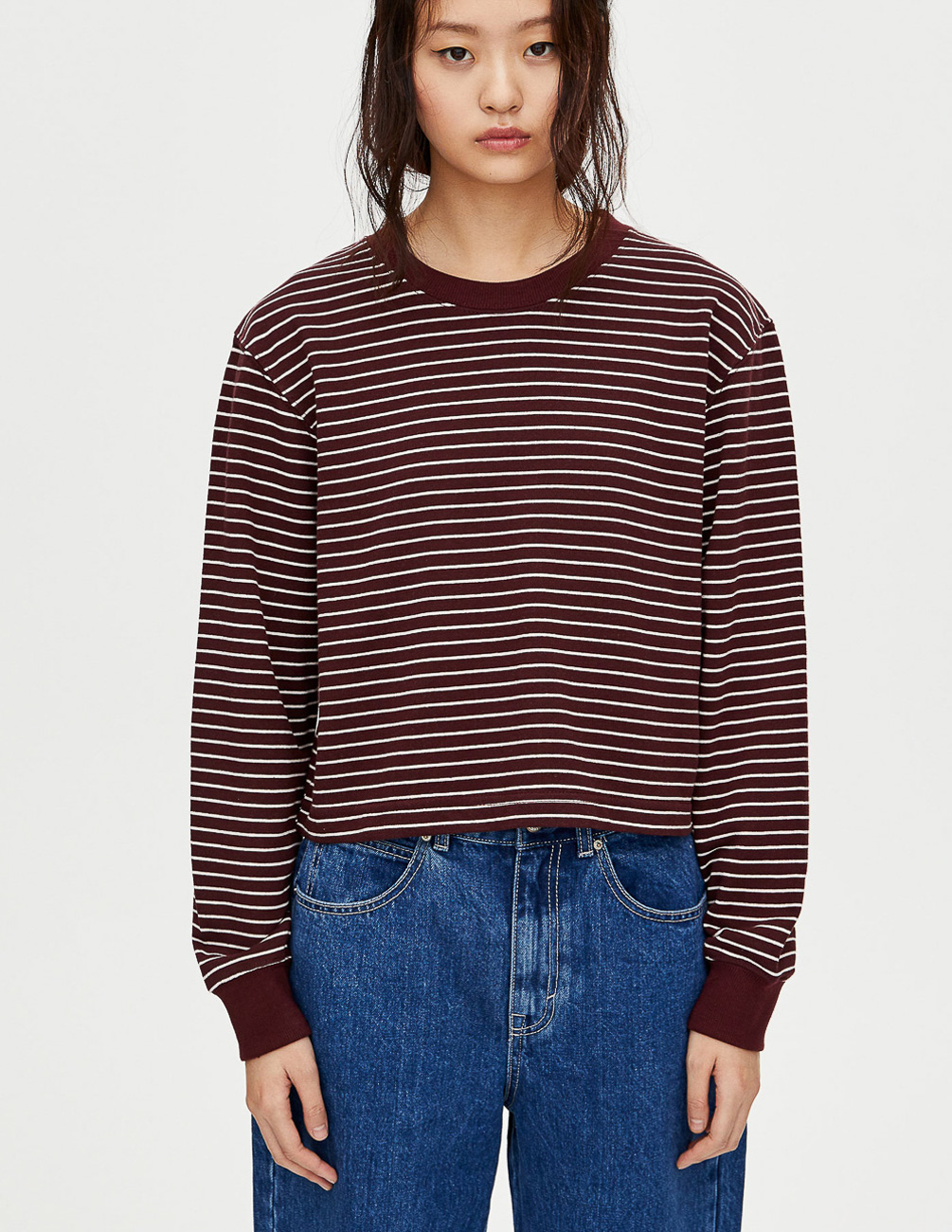 

Свитшот PULL & BEAR Ж1077808 (5590/383/606) цвет бордовый, Свитшот PULL & BEAR Ж1077808 (5590/383/606) цвет бордовый XS