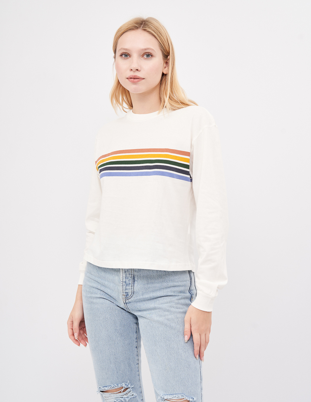 

Лонгслив PULL & BEAR Ж1078206 (5244/300/805) цвет белый, Лонгслив PULL & BEAR Ж1078206 (5244/300/805) цвет белый L