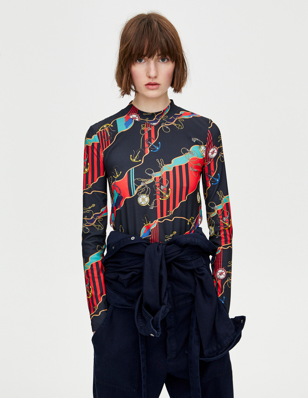 

Блуза PULL & BEAR Ж1078225 (5246/308/401) цвет синий, Блуза PULL & BEAR Ж1078225 (5246/308/401) цвет синий S