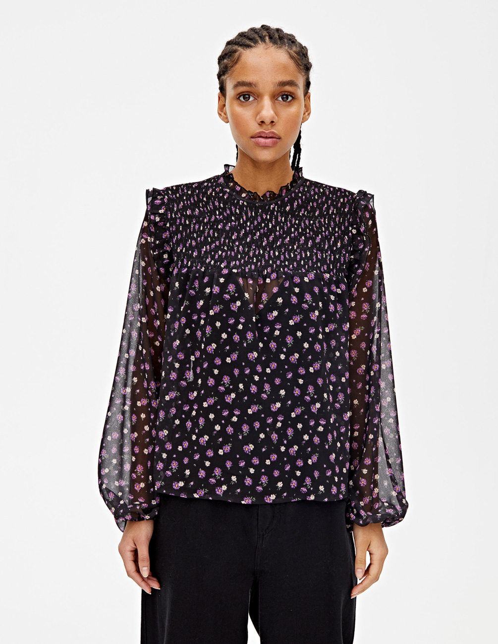 

Блуза PULL & BEAR Ж1078140 (5474/312/800) цвет черный, Блуза PULL & BEAR Ж1078140 (5474/312/800) цвет черный M