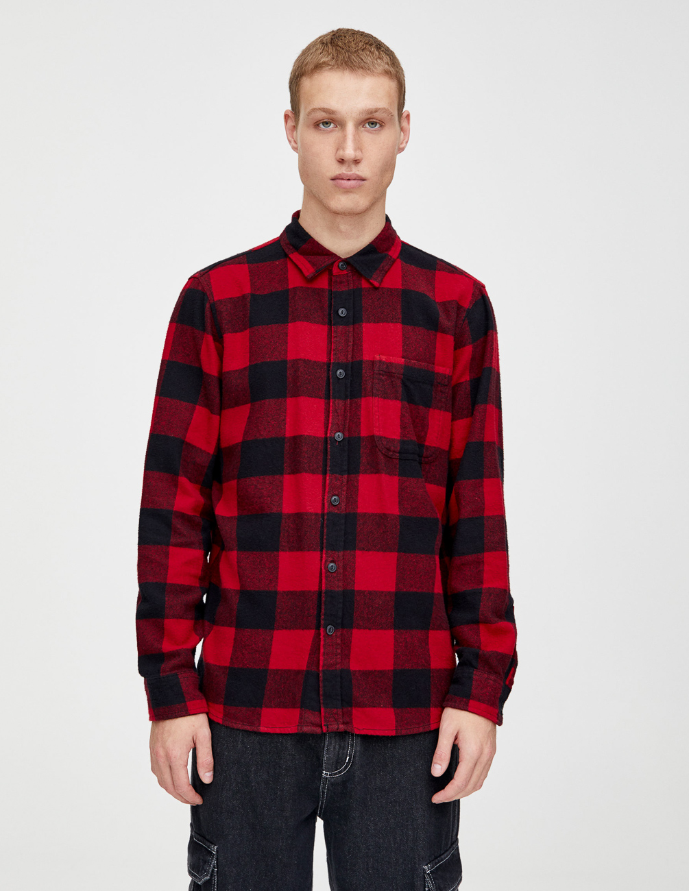 

Рубашка д/р PULL & BEAR М0116183 (9471/550/600) цвет красный, Рубашка д/р PULL & BEAR М0116183 (9471/550/600) цвет красный S