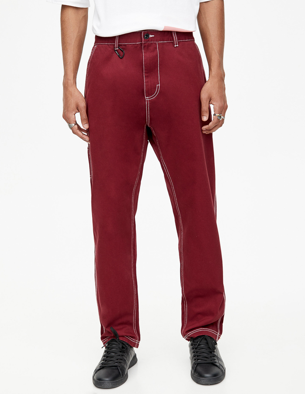 

Брюки PULL & BEAR М0115741 (5679/514/681) цвет бордовый, Брюки PULL & BEAR М0115741 (5679/514/681) цвет бордовый 30