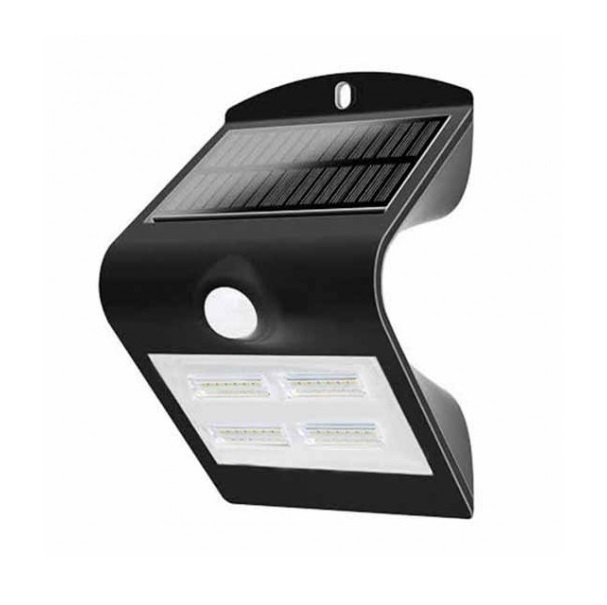 

Светильник автономный уличный LED Solar V-TAC, 3W, SKU-7528, 3000K+4000K, датчик движения, черный (3800157652636)