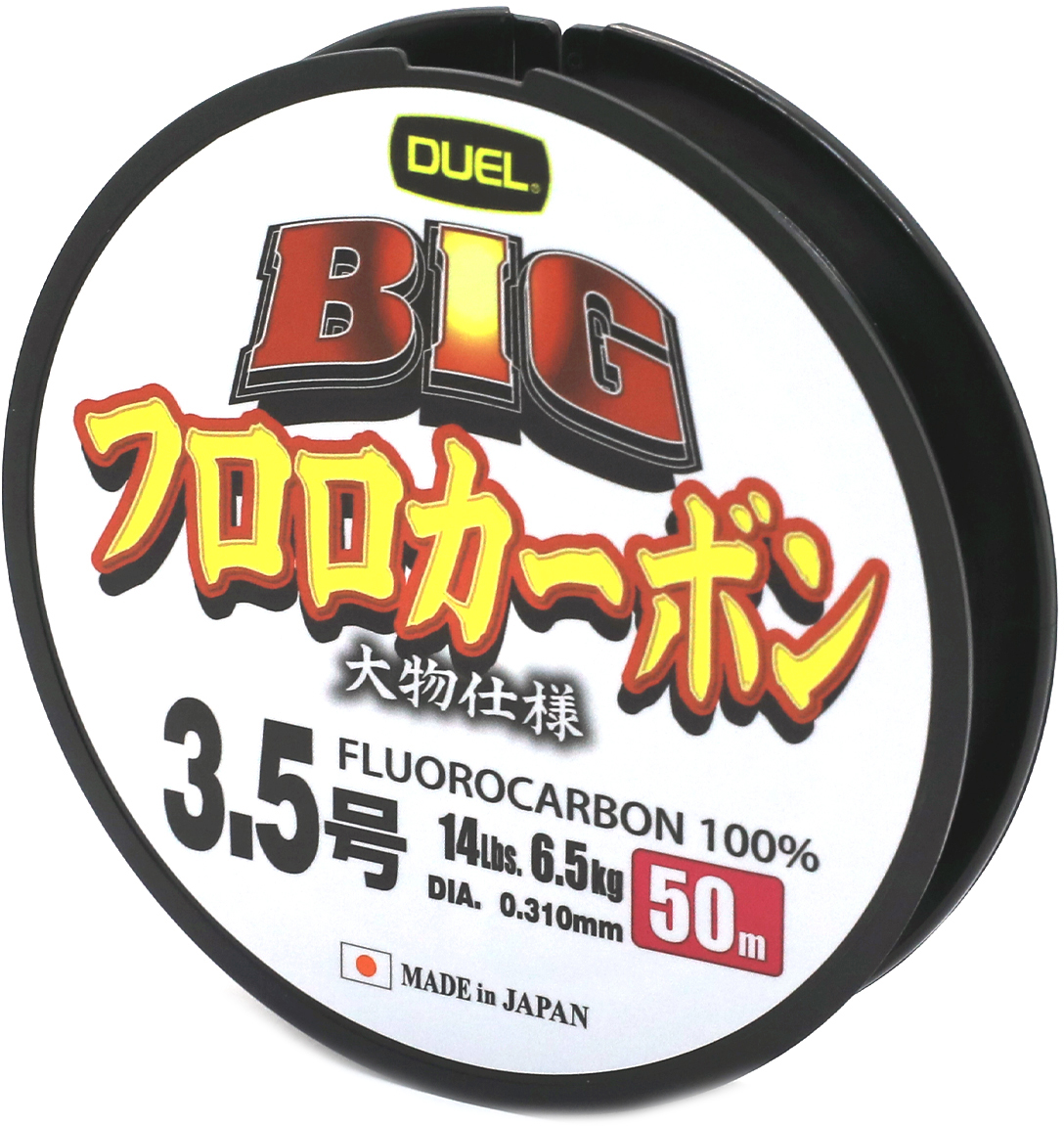 

Флюорокарбон Duel Big Fluorocarbon 100% 50 м 0.310 мм 6.5 кг #3.5 Прозрачный (H3827)