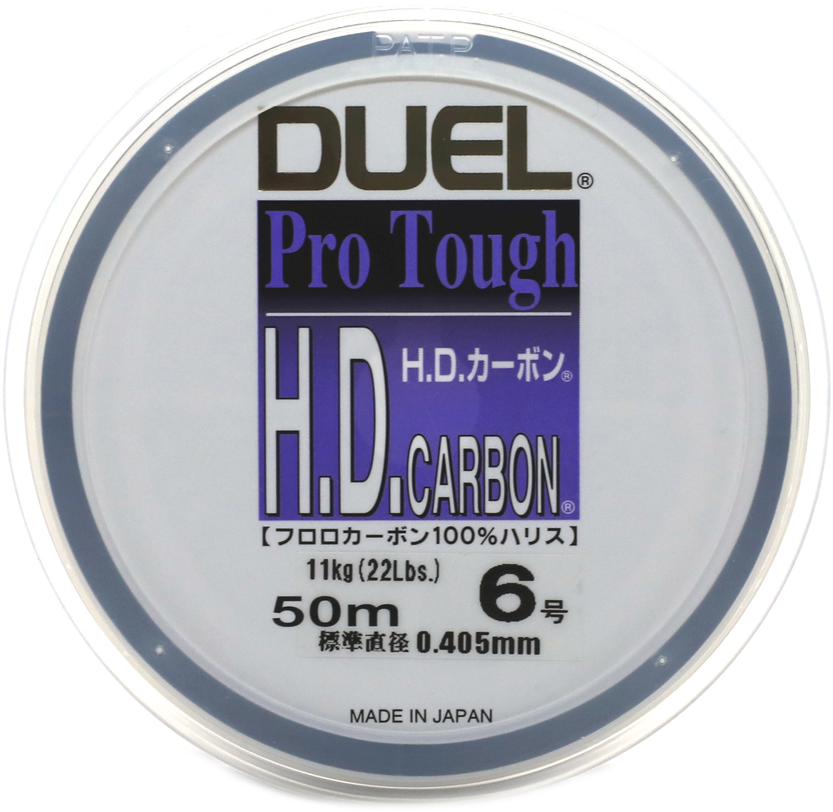 

Флюорокарбон Duel H.D.Carbon 50 м 0.405 мм 11 кг #6 Прозрачный (H814)