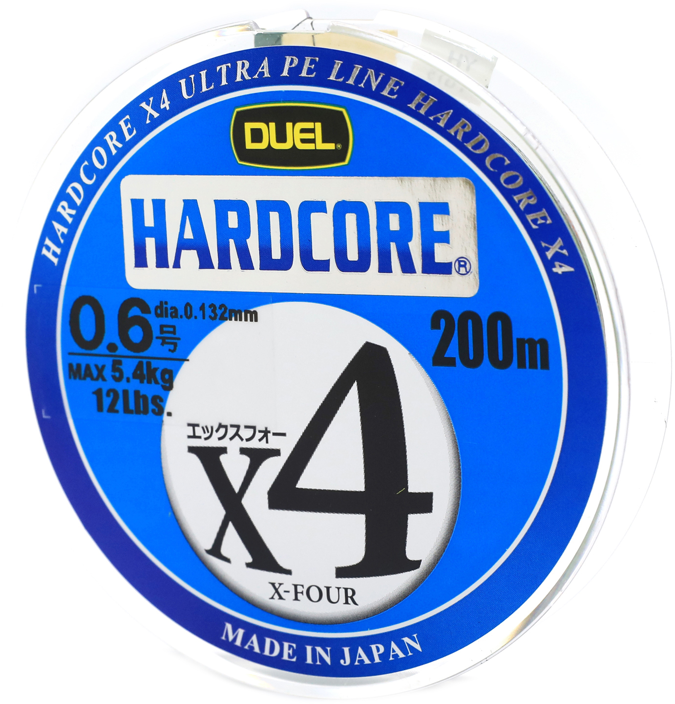 

Шнур Duel Hardcore X4 200 м 0.132 мм 5.4 кг #0.6 Multicolor (H3245)