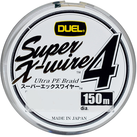 

Шнур Duel Super X-Wire 4 150 м 0.17 мм 8 кг #1.0 Silver (H3581-S)