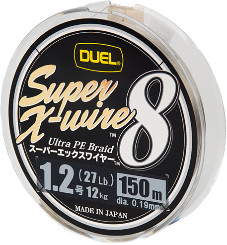 

Шнур Duel Super X-Wire 8 150 м 12 кг 0.19 мм #1.2 Silver (H3600-S)