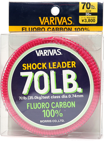 

Флюорокарбон Varivas Fluoro Shock Leader 30 м 70 Lb 0.740 мм Прозрачный (РБ-687527)