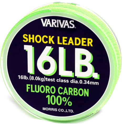 

Флюорокарбон Varivas Fluoro Shock Leader 30 м 16 Lb 0.340 мм Прозрачный (РБ-687531)