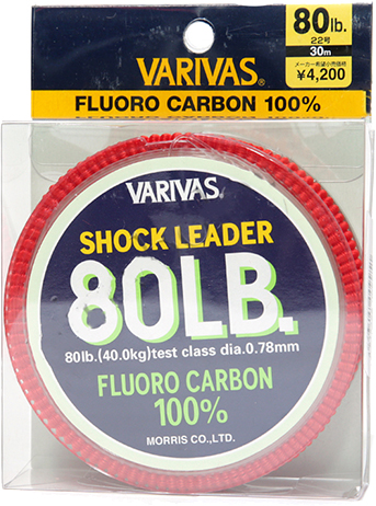 

Флюорокарбон Varivas Fluoro Shock Leader 30 м 80 Lb 0.780 мм Прозрачный (РБ-687528)