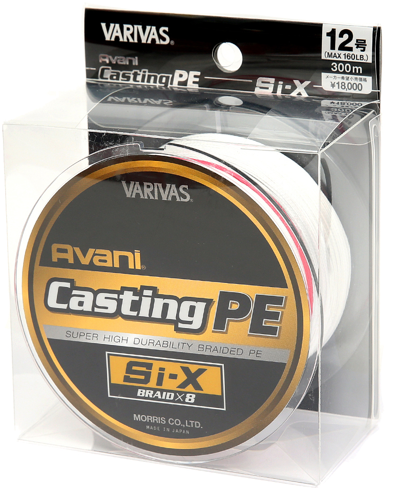 

Шнур Varivas Casting PE Si-X 300 м #12 72.574 кг Green (РБ-698118)